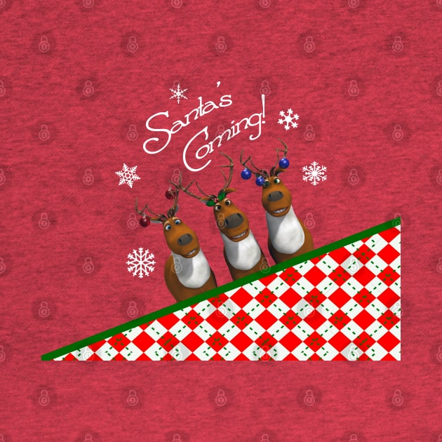 Santa Is Coming by 2HivelysArt